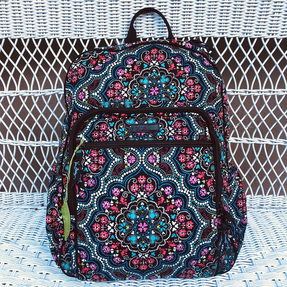 Disney Vera Bradley Mickey Medallion Backpack NWT